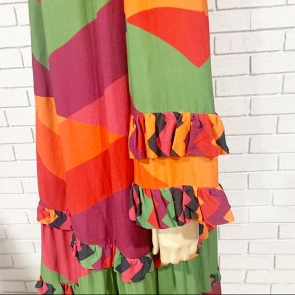 Farm Rio Women’s Juliana Stripes Midi Dress - Size Small - Picture 9 of 12